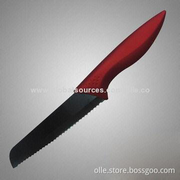 Ceramic Bread Knife with Serrated Blade